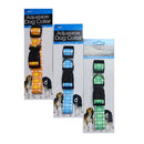 Dukes, Dog Collar With Plaid Design Assorted Colors A (24 Pack)