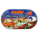 Polar, Herring Fillets Hot Tomato Sauce, 3.53 oz (18 Pack)