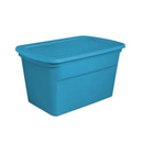 Sterilite, Tote Box With Lid Marine Blue, 30 gal (6 Pack)