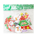 X-Mas Decor Hang Up Assorted, 6.5 in (12 Pack)