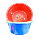 Wash Basin Plastic Round Assorted Colors (12 Pack)