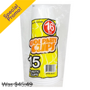 Cool Party Cups, Plastic Cups 15 ct White, 16 oz (48 Pack)