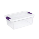 Sterilite, Latch Box Purple Handle, 15 qt (12 Pack)