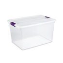 Sterilite, Latch Box Plastic, 66 qt (6 Pack)