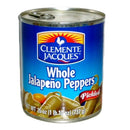 Clemente, Whole Jalapenos, 26 oz (12 Pack)