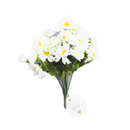 Daisy Bouquet Artificial Ivory, 11 in (36 Pack)