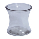 Vase Hourglass Clear, 4 in (24 Pack)