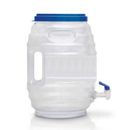 Vitrolero with Handle Valve & Lid, 5 gal (4 Pack)