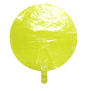 Balloons Foil Yellow Round, 18 in (20 Pack)