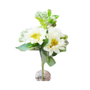 Sunflower Artificial White, 12 in (24 Pack)