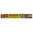 Glad, Cling Wrap, 45 sq ft (24 Pack)