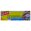 Glad, Freezer Zipper Bags 10 ct, 1 qt (20 Pack)