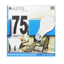 K-Lite, Light Bulb 75W 750Lumens, 2 ct (54 Pack)
