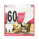 K-Lite, Light Bulb 60W 500 Lumens, 2 ct (54 Pack)