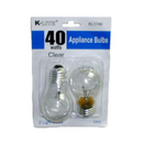 K-Lite, Appliance Bulbs 40 Watts Clear, 2 ct (24 Pack)