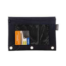Zipper Pouch Black With Window (24 Pack)