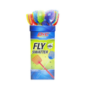 Pic, Fly Swatter Wire Handle Assorted Display (144 Pack)