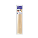 Dowels, Wooden Assorted Sizes, 10 ct, 12 in (24 Pack)