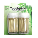 Toothpicks Wooden 500pc, 2 ct (24 Pack)