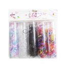 Hair Elastic Bands Assorted Colors (12 Pack)