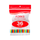 Premium Cutlery Forks White, 36 ct (36 Pack)