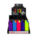X1, Lighters Extended Nozzle Assorted Colors (50 Pack)