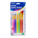 Bazic, Artist Paint Brush 7pc Assorted Colors, 7 ct (24 Pack)
