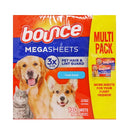 Bounce, Dryer Sheets 65x65 2pc Fresh Scent, 2 ct (3 Pack)