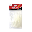 Cable Ties 120ct White, 4 in (24 Pack)