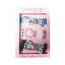 Baby Headband Set with Bow Assorted Colors, 3 ct (12 Pack)