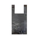 T-Shirt Bags 8X4X16 Black, 740 ct (1 Pack)