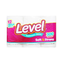 Level, Level, Bath Tissue 300 ct Pink, 12 ct (4 Pack)