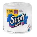 Scott, Bath Tissue 1000 Sheets, 1 ct (45 Pack)