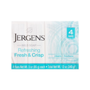 Jergens, Bath Soap 4 ct Fresh & Crisp, 12 oz (12 Pack)