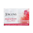Jergens, Bath Soap 4 ct Cherry Almond, 12 oz (12 Pack)