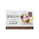 Jergens, Bath Soap 4 ct Coconut, 12 oz (12 Pack)