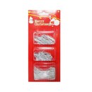 X-Mas Ornament Hooks Silver (36 Pack)
