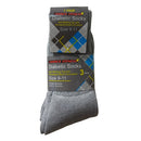 Choice Fitness, Diabetic Crew Socks 9-11 Gray (12 Pack)