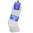Diabetic Crew Socks 10-13 Grey, 1 ct (12 Pack)