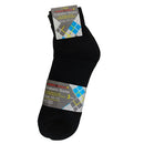 Diabetic Ankle Socks 10-13 Black (12 Pack)