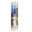 Brilux, Candle Sagrada Familia White, 8 in (12 Pack)