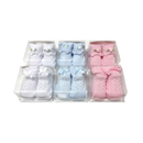 Baby Booties 0-6M Assorted Colors (12 Pack)