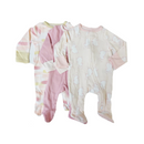 Baby Rib Coverall 3-6 Months Pink Bunny Design (36 Pack)