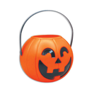 Halloween Bucket Pumpkin with Light, 7 in (6 Pack)