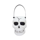 Halloween Bucket Skull with Light, 7 in (6 Pack)