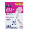 Coralite, Bandages + 4 Sheer Extra Large, 10 ct (24 Pack)
