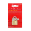 Padlock Brass H D, 25 mm (12 Pack)