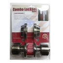 Door Combo Lock Set Bronze (6 Pack)