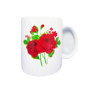 Coffee Mug With Red Rose, 11 oz (48 Pack)