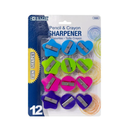 Sharpener Assorted Shapes & Colors, 12 ct (24 Pack)